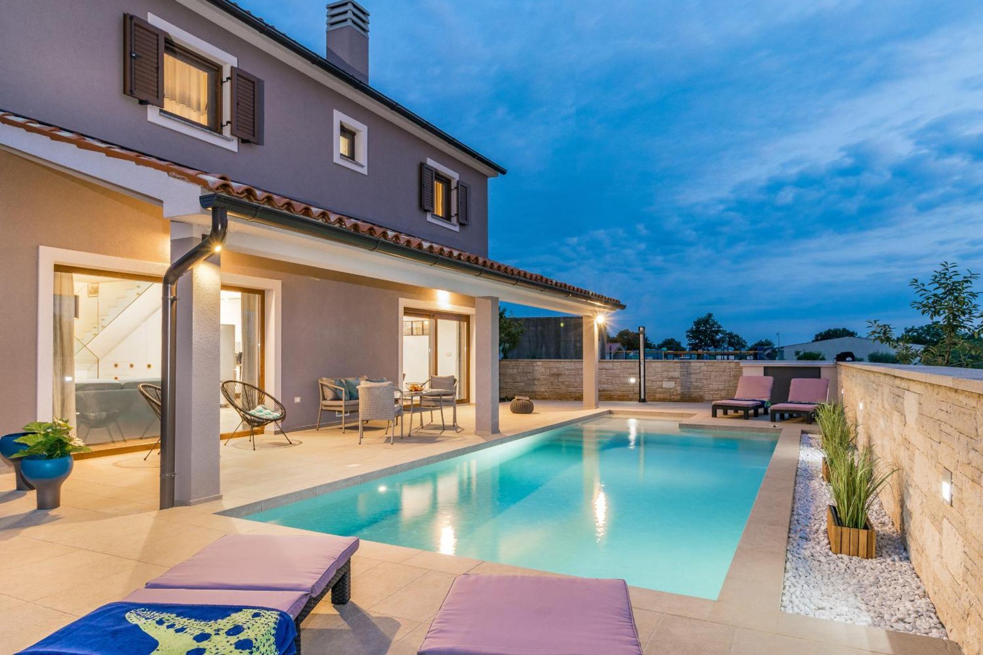 Villa Roma Near Pula For 6 People With Private Pool Jadreški Exteriér fotografie