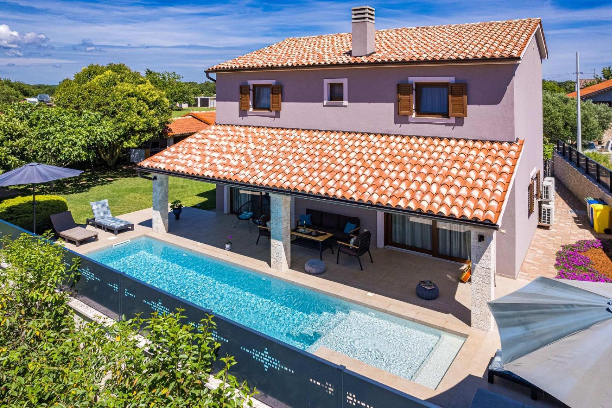Villa Roma Near Pula For 6 People With Private Pool Jadreški Exteriér fotografie