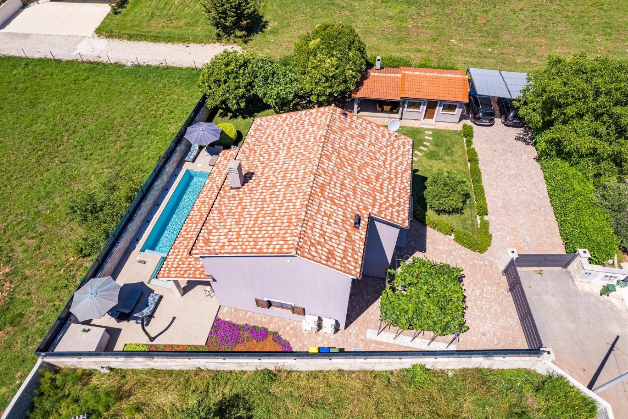 Villa Roma Near Pula For 6 People With Private Pool Jadreški Exteriér fotografie